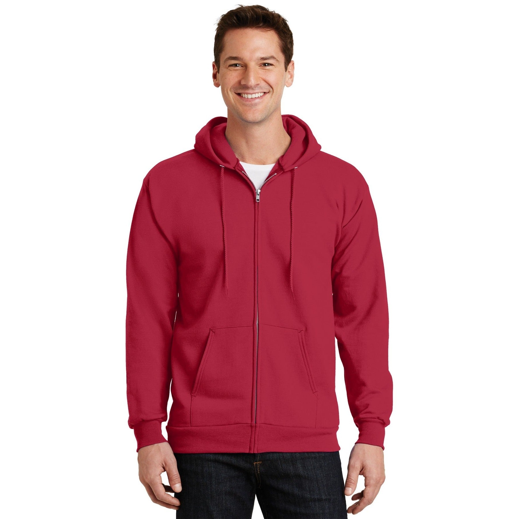 Port & Company-Port & Company® - Essential Fleece Full-Zip Hooded Sweatshirt. PC90ZH-MedTech-6